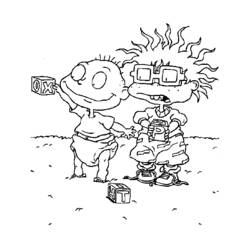 Раскраска: Rugrats (мультфильмы) #52837 - Бесплатные раскраски для печати