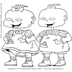 Раскраска: Rugrats (мультфильмы) #52843 - Раскраски для печати