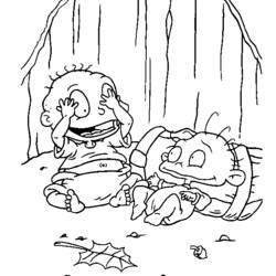 Раскраска: Rugrats (мультфильмы) #52846 - Бесплатные раскраски для печати