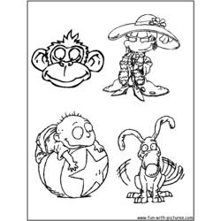 Раскраска: Rugrats (мультфильмы) #52877 - Бесплатные раскраски для печати