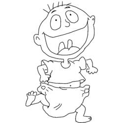 Раскраска: Rugrats (мультфильмы) #52902 - Бесплатные раскраски для печати