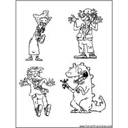 Раскраска: Rugrats (мультфильмы) #52905 - Бесплатные раскраски для печати