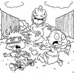 Раскраска: Rugrats (мультфильмы) #52916 - Раскраски для печати