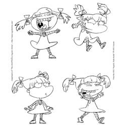 Раскраска: Rugrats (мультфильмы) #52921 - Бесплатные раскраски для печати