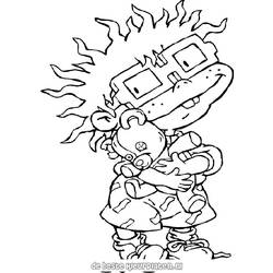 Раскраска: Rugrats (мультфильмы) #52950 - Бесплатные раскраски для печати