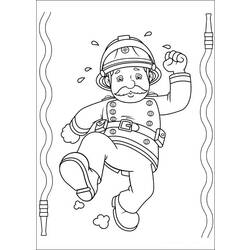 Раскраска: Сэм Пожарный (мультфильмы) #39798 - Бесплатные раскраски для печати