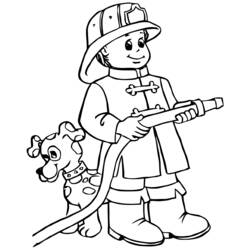Раскраска: Сэм Пожарный (мультфильмы) #39817 - Раскраски для печати