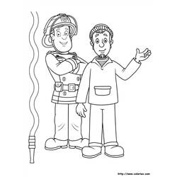 Раскраска: Сэм Пожарный (мультфильмы) #39819 - Бесплатные раскраски для печати
