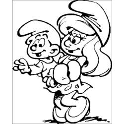 Раскраска: Smurfs (мультфильмы) #34565 - Раскраски для печати
