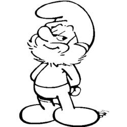 Раскраска: Smurfs (мультфильмы) #34573 - Бесплатные раскраски для печати