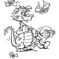 Раскраска: Smurfs (мультфильмы) #34602 - Раскраски для печати