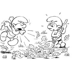 Раскраска: Smurfs (мультфильмы) #34604 - Бесплатные раскраски для печати