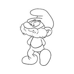 Раскраска: Smurfs (мультфильмы) #34605 - Раскраски для печати