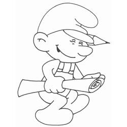 Раскраска: Smurfs (мультфильмы) #34608 - Бесплатные раскраски для печати