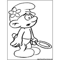 Раскраска: Smurfs (мультфильмы) #34620 - Раскраски для печати