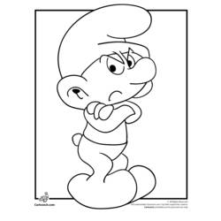 Раскраска: Smurfs (мультфильмы) #34635 - Бесплатные раскраски для печати
