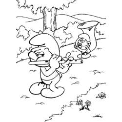 Раскраска: Smurfs (мультфильмы) #34636 - Бесплатные раскраски для печати