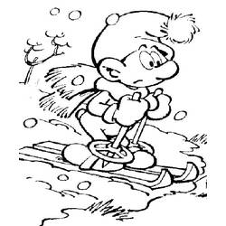 Раскраска: Smurfs (мультфильмы) #34698 - Бесплатные раскраски для печати