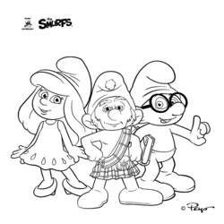 Раскраска: Smurfs (мультфильмы) #34727 - Бесплатные раскраски для печати