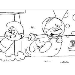 Раскраска: Smurfs (мультфильмы) #34729 - Бесплатные раскраски для печати