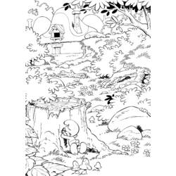 Раскраска: Smurfs (мультфильмы) #34743 - Раскраски для печати