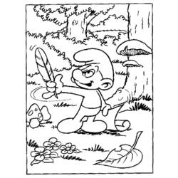 Раскраска: Smurfs (мультфильмы) #34744 - Бесплатные раскраски для печати