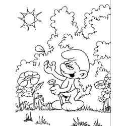 Раскраска: Smurfs (мультфильмы) #34750 - Бесплатные раскраски для печати
