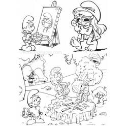 Раскраска: Smurfs (мультфильмы) #34781 - Бесплатные раскраски для печати