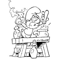 Раскраска: Smurfs (мультфильмы) #34798 - Бесплатные раскраски для печати