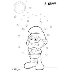 Раскраска: Smurfs (мультфильмы) #34888 - Бесплатные раскраски для печати