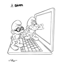 Раскраска: Smurfs (мультфильмы) #34905 - Бесплатные раскраски для печати