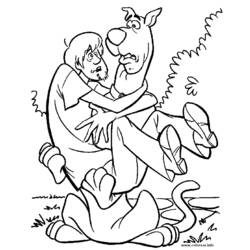 Раскраска: Скуби-ду (мультфильмы) #31335 - Бесплатные раскраски для печати