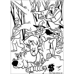 Раскраска: Скуби-ду (мультфильмы) #31336 - Бесплатные раскраски для печати