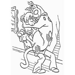 Раскраска: Скуби-ду (мультфильмы) #31346 - Бесплатные раскраски для печати