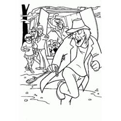 Раскраска: Скуби-ду (мультфильмы) #31430 - Бесплатные раскраски для печати