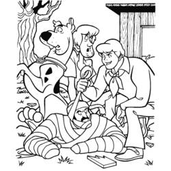 Раскраска: Скуби-ду (мультфильмы) #31604 - Бесплатные раскраски для печати