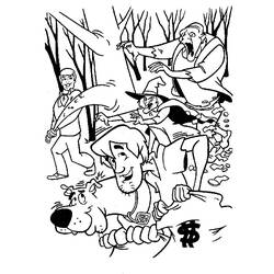 Раскраска: Скуби-ду (мультфильмы) #31717 - Бесплатные раскраски для печати