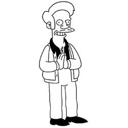 Раскраска: Симпсон (мультфильмы) #23917 - Бесплатные раскраски для печати