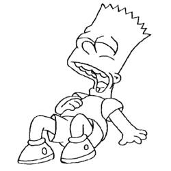 Раскраска: Симпсон (мультфильмы) #23920 - Бесплатные раскраски для печати