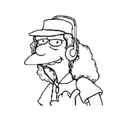 Раскраска: Симпсон (мультфильмы) #23931 - Бесплатные раскраски для печати