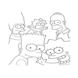 Раскраска: Симпсон (мультфильмы) #23966 - Бесплатные раскраски для печати