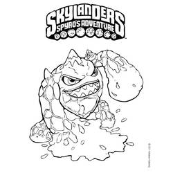 Раскраска: Skylanders (мультфильмы) #43534 - Бесплатные раскраски для печати