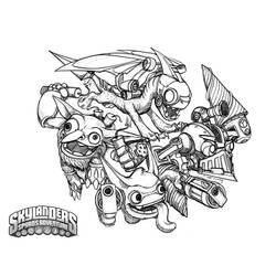 Раскраска: Skylanders (мультфильмы) #43557 - Бесплатные раскраски для печати
