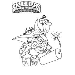 Раскраска: Skylanders (мультфильмы) #43572 - Бесплатные раскраски для печати