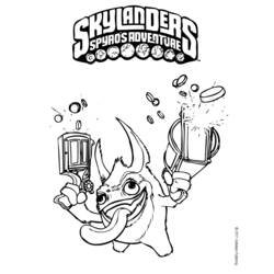 Раскраска: Skylanders (мультфильмы) #43583 - Бесплатные раскраски для печати