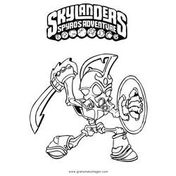 Раскраска: Skylanders (мультфильмы) #43602 - Бесплатные раскраски для печати