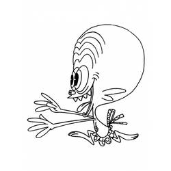 Раскраска: Зинзины космоса (мультфильмы) #34487 - Раскраски для печати