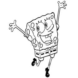 Раскраска: SpongeBob (мультфильмы) #33367 - Раскраски для печати