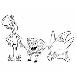 Раскраска: SpongeBob (мультфильмы) #33368 - Раскраски для печати