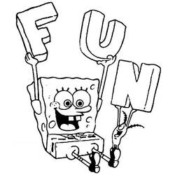 Раскраска: SpongeBob (мультфильмы) #33372 - Раскраски для печати